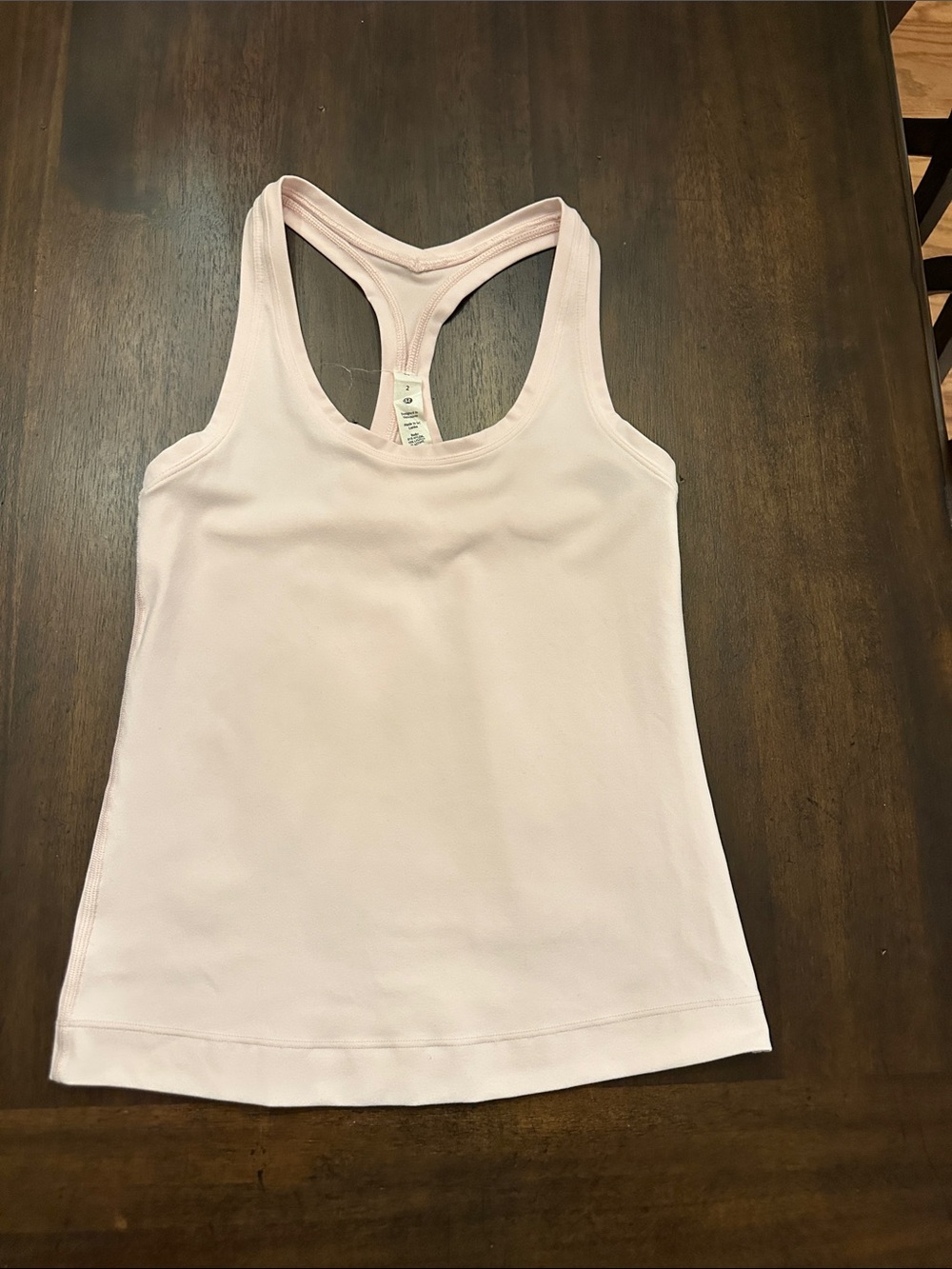 lululemon athletica Light Pink Racerback Tank
